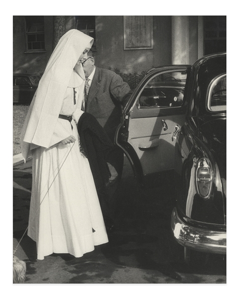 Audrey Hepburns Personally Owned Photo From The Nuns Story -- Taken by Photographer Pierluigi Praturlon, Measuring 9.5 x 11.75